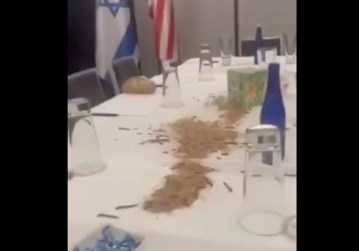 On Secret Service's Watch, Palestinian Activists Release Maggots Into Bibi's Hotel